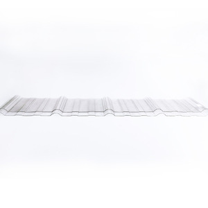 Feuilles de toit en plastique ondulées, blanc, transparent, résistant au feu, matériau de toit d'extérieur pour serre - Product Image 3
