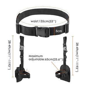 Ensemble de guêpières tactiques multifonctionnelles Artex en trois pièces, ensemble pour la jambe droite, ensemble de ceinture portable CS, étui pour jambe - Product Image 2