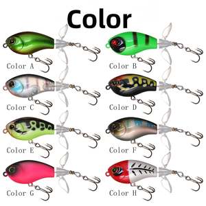 Señuelo de superficie SNEDA con hélice 6cm/7g 7cm/10g, cebo flotante tipo lápiz con spinner para lances largos, ideal para lubina, pez cabeza de serpiente y lucio. - Product Image 5