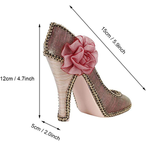 Giá Trưng Bày Trang Sức Hình Giày Cao Gót Thời Trang Màu Đỏ Giá Sắp Xếp Trang Sức Nhẫn Bông Tai Quà Tặng - Product Image 3