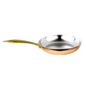 Tri-ply <span class=keywords><strong>Cookware</strong></span> Đồng Chất Lượng Cao Triply Không Dính <span class=keywords><strong>Cuisinart</strong></span> Gang Mauviel Saute Pan - Product Image 3