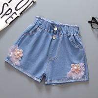 Nouveaux shorts en jean LURI pour filles 2025 – Décontractés, unis, tendance, écologiques, pour enfants et bébés, tailles moyennes et grandes – Vente en gros, en stock