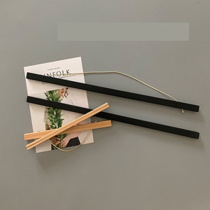 Porte-photo magnétique en teck de haute qualité, boîtier en hêtre avec aimant, pince de <span class=keywords><strong>dessin</strong></span>, affiche avec <span class=keywords><strong>cadre</strong></span> suspendu - Product Image 5