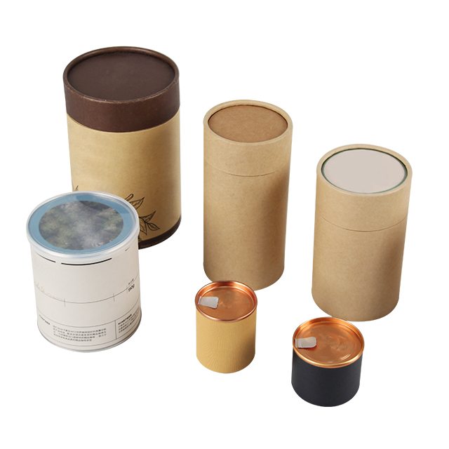 Food Paper Tube Portable Waterproof High-End Kraft Paper OEM/ODM Support Custom Color High Quality