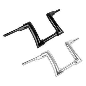 Guidon de moto de qualité pour marché secondaire, 10 pouces, noir brillant, type Ape Hanger, 1,25 pouces, pour Softail Sportster, Description 100 - Product Image 4