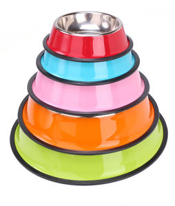 נירוסטה ניידת נסיעות קערות ידידותיות לסביבה מזון כלבים כלבים 1000 מ "ל כיתה מזון קערות חיות מחמד - Product Image 5