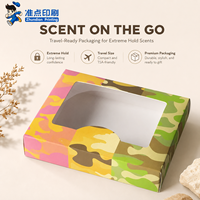 Boîte d'emballage en papier personnalisée imprimée camouflage multicolore pour produits capillaires, idéale pour les salons de coiffure et la vente au détail