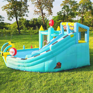 معدات لعب للأطفال قابلة للنفخ قابلة للتخصيص مع مصنع منزلق-أفضل مجموعة قلعة للتسلق - Product Image 3