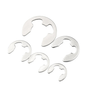 Anillo de Retención Tipo <span class=keywords><strong>E</strong></span> de Acero al Carbono al por Mayor, <span class=keywords><strong>Clip</strong></span> <span class=keywords><strong>E</strong></span> de 2-15 mm DIN 6799, Zinc Negro, Alta Resistencia, Anillo de Retención Interno/Externo para Eje DQ-16 - Product Image 2