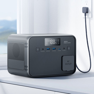 Pin di động 220 Volt ngân hàng điện ngoài trời cắm trại nhà sao lưu Trạm điện 300W LiFePO4 xách tay AC năng lượng mặt trời Máy phát điện - Product Image 5