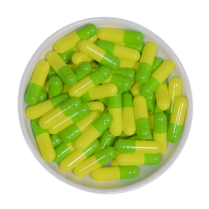 Klant Op Maat Gemaakte Capsule Verpakking <span class=keywords><strong>Hpmc</strong></span> Plantaardige Lege Medicijncapsules Halal Iso22000 Groen Wit Maat <span class=keywords><strong>00</strong></span> 0 1 Voor Leeuwenmanen - Product Image 4