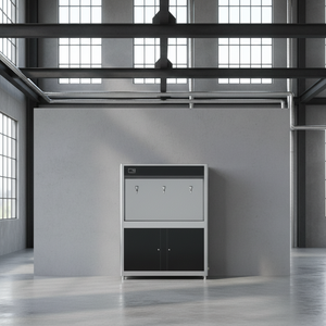 Distributeur d'eau commercial et domestique – Unité autonome avec sortie eau chaude/froide instantanée, noir, pour usage extérieur en hôtel - Product Image 6