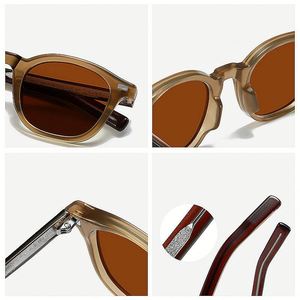 Nouvelles Lunettes de Soleil Rondes Polarisées UV400 TR90 Tendance 2025 avec Monture à Broche pour Hommes et Femmes - Product Image 3