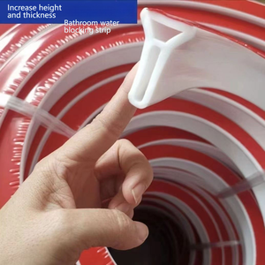 Barriera Autoadesiva in Silicone per Doccia, Guarnizione Inferiore per Porta Doccia, Protezione Antispruzzi per Bagno e Cucina - Product Image 5