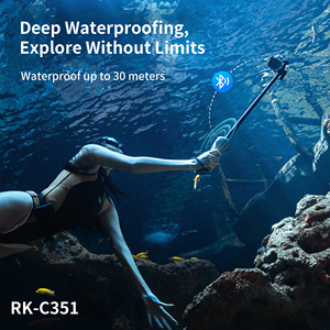 Accesorios de cámara Selfie Stick de Control remoto subacuático de buceo profesional para Hero 12/11/10/9/8 30M para <span class=keywords><strong>Go</strong></span> <span class=keywords><strong>Pro</strong></span> 13 - Product Image 4