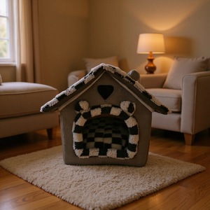 Cama para Mascotas Plegable, Extraíble y Lavable, con Diseño de Animales, para Perros Extra Pequeños y Gatos Pequeños - Product Image 6