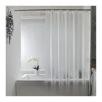 Cortina de ducha de baño transparente, revestimiento impermeable, resistente al moho, Extra largo, 72x78 PEVA