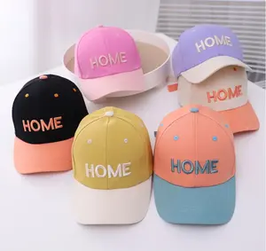 Topi warna polos wanita, topi olahraga, topi golf, topi baseball bordir, topi ayah, tekanan, disesuaikan, luar ruangan, warna polos