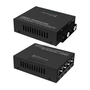 Convertisseur de média optique 10/100 Mbps 2 SC 4 RJ45, commutateur Ethernet fibre optique FTTH pour caméra CCTV, convertisseur de média monomode - Product Image 1