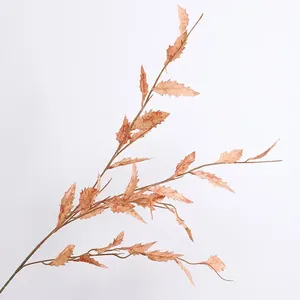 Hojas Artificiales, <span class=keywords><strong>Arreglos</strong></span> Florales Artificiales al por Mayor de China para Decoración del Hogar, Personalizados, de Buena Calidad, 4 Ramas - Product Image 4