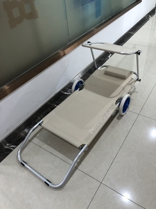 <span class=keywords><strong>Tumbona</strong></span> Portátil <span class=keywords><strong>con</strong></span> Toldo, Silla de <span class=keywords><strong>Playa</strong></span> <span class=keywords><strong>Plegable</strong></span> <span class=keywords><strong>con</strong></span> <span class=keywords><strong>Ruedas</strong></span> - Product Image 4