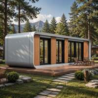 Maison modulaire en conteneur de 20 pieds, maison en conteneur d'expédition de 20 pieds, maison préfabriquée en conteneur de 20 pieds, maison en conteneur à structure en acier