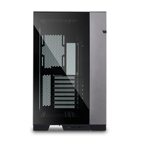 Caja de Juego Lian Li O11D EVO RGB de Doble Cámara, Compatible con Radiadores de hasta 420 mm, Gestión de Cables, Paneles de Vidrio Templado, Chasis Reversible