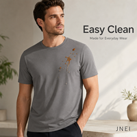 JENI Private Label 150gsm Heren Crew Neck Shirt Snel Droogend Ademend Zonwerend Top voor Kledingmerken