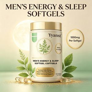 Capsules molles Énergie & Sommeil pour Hommes 1000mg 120 unités – Soin Nutritionnel Quotidien Jour et Nuit pour Hommes Adultes – Étiquette Personnalisée OEM - Product Image 6