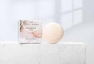 Nuevo Estilo Jabón de Arroz Puro Natural para Reparación de Cabello Dañado en Caja Metálica, Barras de Champú de Alta Calidad con Agua de Arroz - Product Image 4