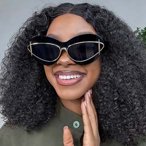 Gafas de Sol Personalizadas con Logotipo para Mujer y Hombre, Marca de Lujo PUNK, Gafas de Sol Vintage Y2K, Protección UV400, Gafas de Sol Cat Eye Y2K para Mujer - Product Image 3