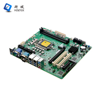 YENTEK Nouvelle carte mère de bureau Intel LGA1151 Q250 I3/I5/I7 Processeur HD VGA 2 DDR4 Double 64 Go SATA3.0 PCIE X16/X4 LAN Industrielle ATX
