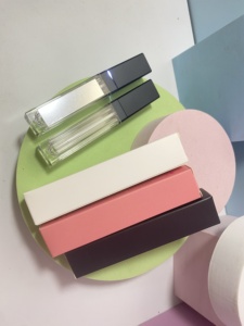 Private Label 7ml Black LED <b>lip</b> <b>gloss</b> tubes with mirror <b>lip</b> oil tones in empty containers and <b>packaging</b> - Product Image 5
