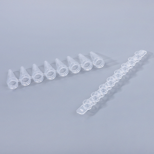 <span class=keywords><strong>Tube</strong></span> PCR jetable de laboratoire à 8 bandes, blanc ou transparent, <span class=keywords><strong>tube</strong></span> PCR micro à 8 bandes avec fond plat - Product Image 2