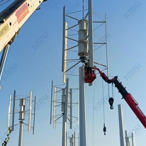 48V 96v 110v 3KW 5KW 10kw 20kw 30kw กังหันลมแม่เหล็กแกนตั้ง AC ผลิตพลังงานลมทดแทนสำหรับบ้านทั้งหลัง - Product Image 2