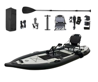 Spatium China Fabricant de planches de pêche gonflables pliables, bateau à pédales gonflable portable, kayak de pêche individuel, bateau de pêche