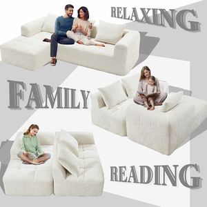 Sofá Modular Seccional, Sofá Modular Moderno en Forma de L con <span class=keywords><strong>Chaise</strong></span> <span class=keywords><strong>Longue</strong></span> - Product Image 2