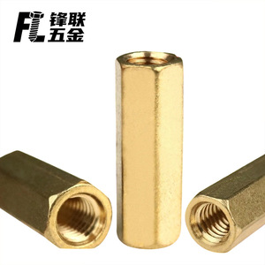 Separadores de cobre de cabeza plana Fenglian, pernos métricos M4 B1=1.25D para equipos de transporte ferroviario y placas base - Product Image 3