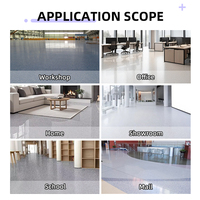 Peinture époxy antidérapante pour sols en sable coloré, peinture époxy auto-nivelante pour sols, combinaison AB, adaptée aux usines