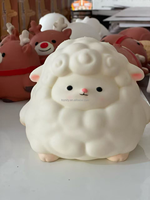 Jouet à presser géant mouton de haute qualité, mignon, à remontée lente, anti-stress pour l'anxiété