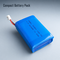 Baterai Lithium Polymer HWE 3.7V 3600mAh dengan UN38.3 IEC62133 untuk Perangkat Pelacak GPS