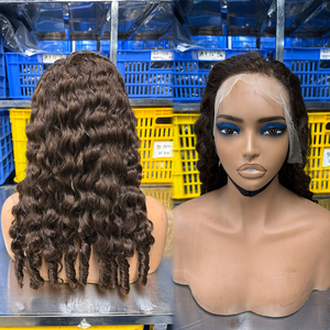 250% <b>Deep</b> <b>Wave</b> 13x6 HD Lace Frontal <b>Wig</b> Brazilian Curly Human Hair <b>Wigs</b> For Women Lace Front Human Hair <b>Wig</b> Pre Plucked 30 Inch - Product Image 1
