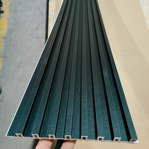 Panneaux muraux WPC design, pointes roses, extérieurs bleus, finitions marbrées, écologiques, imperméables pour projets d'aménagement intérieur de salle de bain moderne - Product Image 4