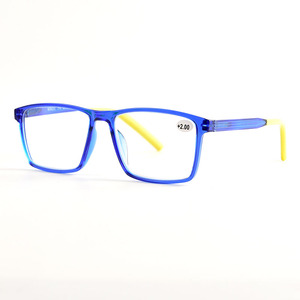 <span class=keywords><strong>Gafas</strong></span> <span class=keywords><strong>de</strong></span> <span class=keywords><strong>Lectura</strong></span> Rectangulares Clásicas, Ligeras, con Montura Colorida y Lentes Transparentes para Presbicia, Unisex, Venta al Por Mayor, Logotipo Personalizado - Product Image 5