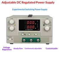 Alimentation électrique à courant constant régulée en courant continu, tension réglable 0-30V, courant réglable 0-60A/0-10A, protection IP21