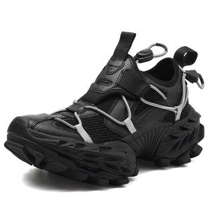 Baskets d'hiver épaisses de haute qualité, style rétro, pour la marche et les loisirs, antidérapantes, avec fermeture éclair, bout fermé, en maille de coton respirante - Product Image 1