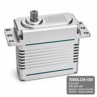 Moteur servo tout métal XQ-POWER XQ-S9450D 700 kg, sans balais, couple élevé, pour bras robotique, 24V-30V, vente en gros OEM