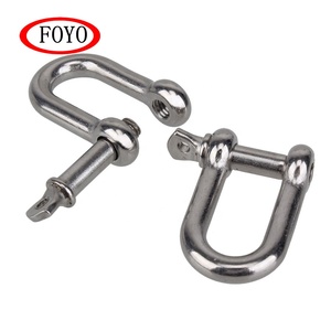FOYO Marque <span class=keywords><strong>Vente</strong></span> Chaude en Gros Manille en Acier Inoxydable Forgé Robuste avec Goupille Captive pour Bateau, Yacht et Kayak - Product Image 3