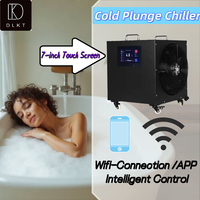 Enfriador de inmersión de agua para el hogar portátil 0,5-1.5HP 220V Venta superior Control inteligente para recuperación deportiva R410A Núcleo del motor de la bomba