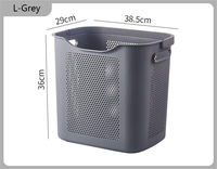 Panier à linge en plastique Panier de rangement pour vêtements sales et panier à linge sale en rotin facile à utiliser